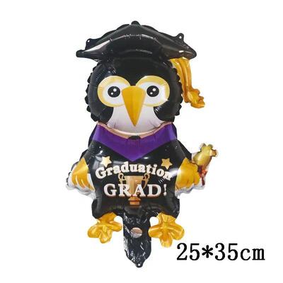 10pcs Mini Good Luck Graduate Foil Balloons Graduation Cerem