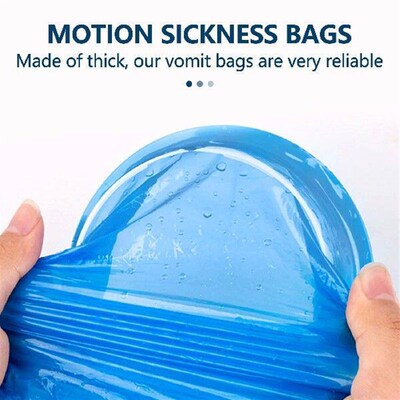 45Pcs 1000Ml Vomit Bags Motion Sickness Bags Blue Emesis
