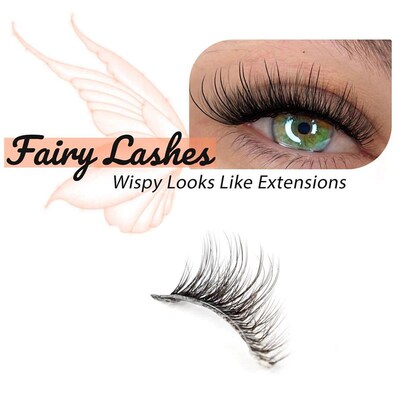 Half Lashes Mink Eyelashes Natural Soft Cat Eye False Eyelas