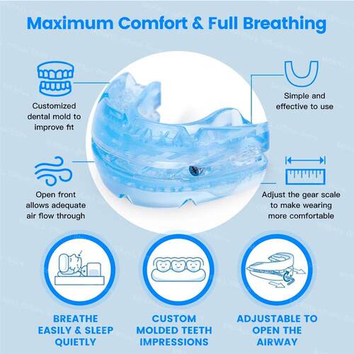 Adjustable Anti Snoring Mouthpiece Device Night Teeth Mouthg