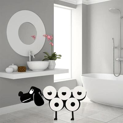 Cute Sheep/Puppy Toilet Paper Holder Bathroom Tissue Storage