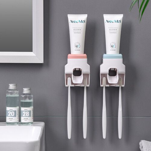 Creative Wall Mount Automatic Toothpaste Dispenser and Small