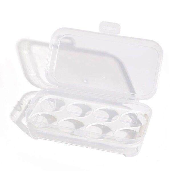 3/4/8 Grids Eggs Box Case Shockproof Egg Holder Kitchen