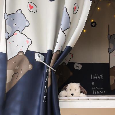 Thickened strong blackout student dormitory bed curtains upp