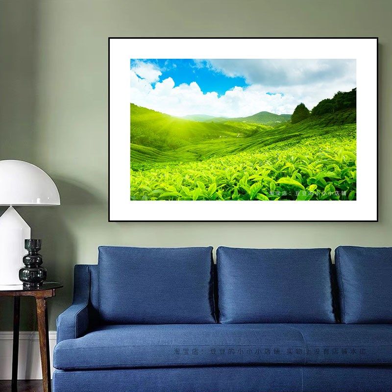 山水风景家居装饰画小清新客厅沙发背景墙画餐厅卧室玄关墙壁挂画,家居饰品,现代装饰画,淘宝优惠券,粉丝福利购,淘宝优惠卷