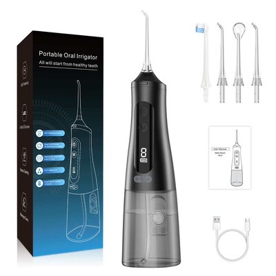 Electric dental irrigator oral irrigator dental cleaner port