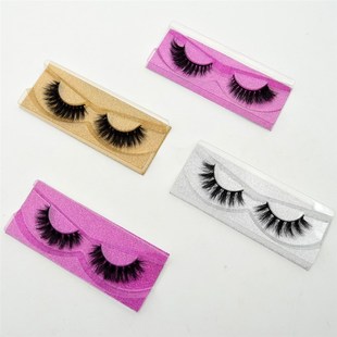 3D Real Mink False Eyelash Strip Mink Lashes Thick Fake Fals