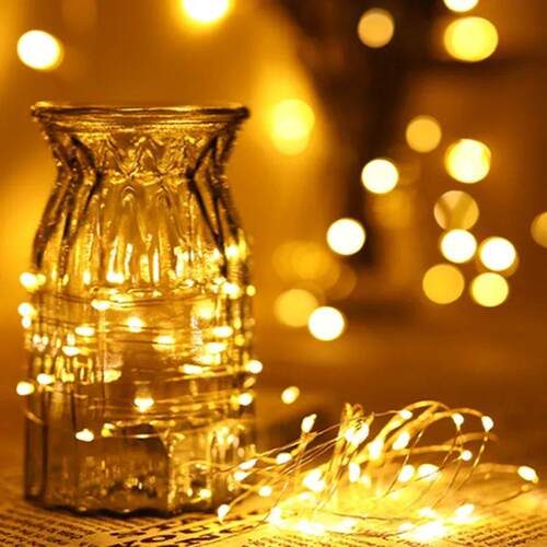 1 3 5 10M Copper Wire Wine Bottle Light LED String Lights Ba