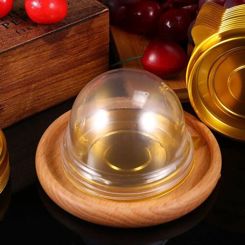 50pcs Clear Plastic Chocolate Gift Box And Snack Box Contain