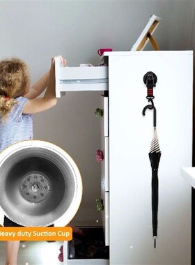 4 Pcs Hooks Suction Cup Swivel Red Pack Strong Heavy Duty