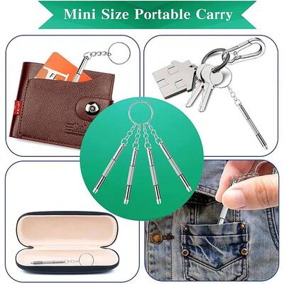 1/2/10pcs Mini 3 in1 Screwdriver Eyeglass Optical Eye Glasse
