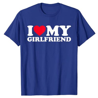 I Love My Girlfriend Shirt I Heart My-Girlfriend Shirt GF T-