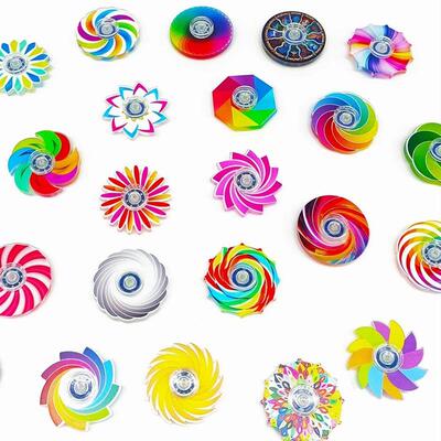 24PCS Mini Fidget Spinners Anxiety Stress Relief Sensory Toy