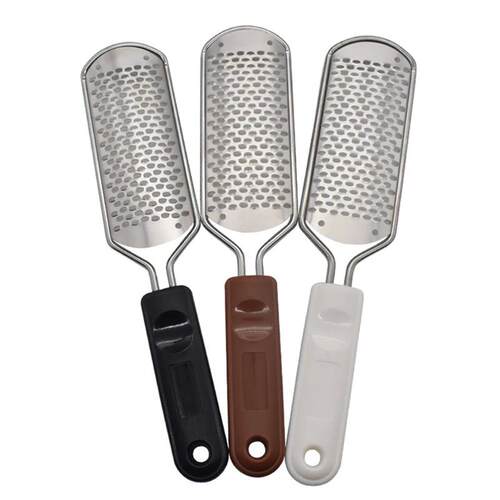 1pc Foot Rasp File Pedicure Stainless Steel Brush Scrubber H