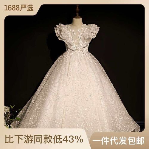 Childrens Dress Princess Dress Girls New Elegant Flower Gi