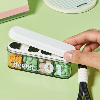 Strip Medicine Box  便携式条状随身药盒 多功能独立分装设计