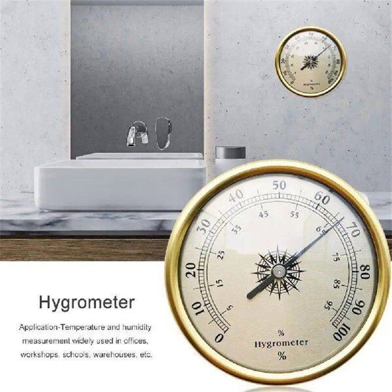2 in 1 Humidity Temperature Meter Wall Mounted Clear Read - 实物图