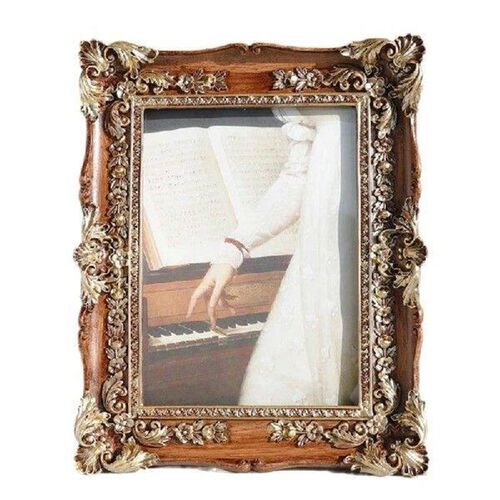 Vintage Carvings Resins Picture Frame for Living Room