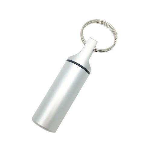 Aluminum Waterproof Pill Box Cases with Sealed Storage, Flat