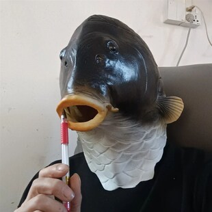 Realistic Fish Mask Latex Masks Animal Head Mask Halloween