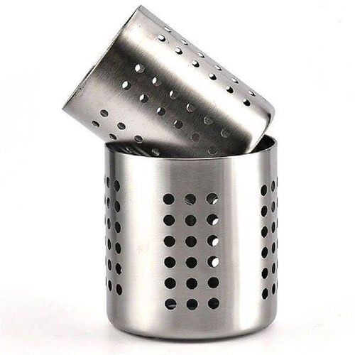 Stainless Steel Countertop Utensil Organizer Easy Cleaning