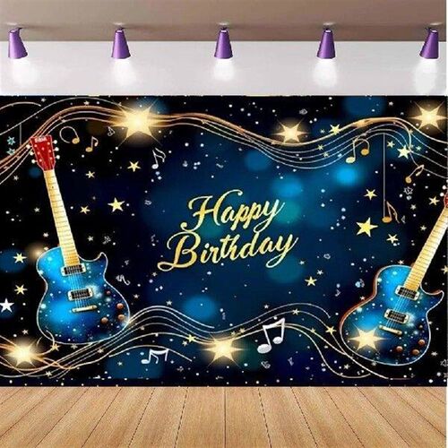 Retro Happy Birthday Banner Vibrant Graffiti Design Urban