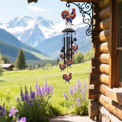 Metal Material Metal Windchimes Melodic Tones Creative