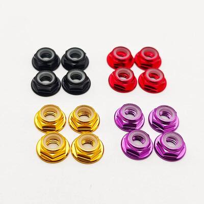 4Pcs M5 Motor Screw Props Nut Flange Nut Propeller Adapter R