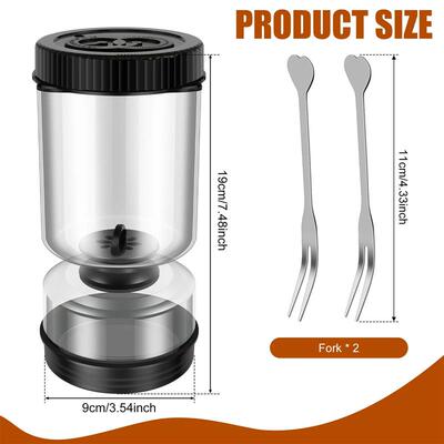 High Borosilicate Glass Pickle Jar for Cucumbers Onions Carr