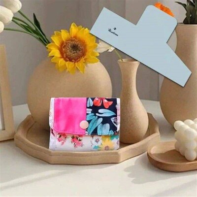 Acrylic Template Ruler DIY Wallet Handcraft Ruler Clear