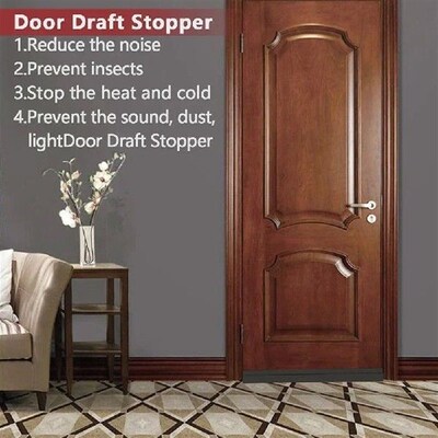1M Door Bottom Seal Strip Door Draft Excluder Strip