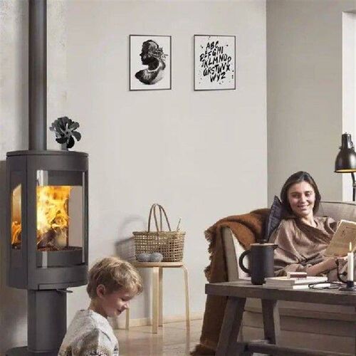 Heat Powered Stove Fan 6  Blade Fireplace Fan For Wood