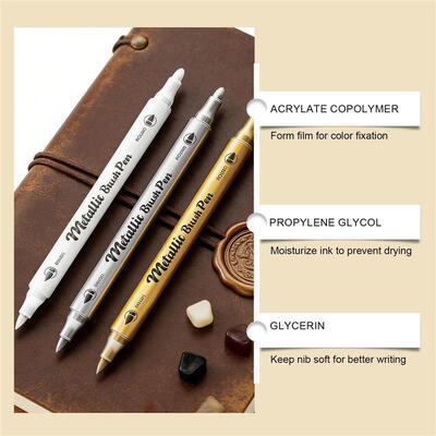 Smooth-flowing ink acrylic paint markers, suitable for writi