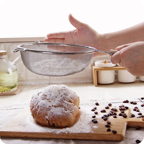 Ustar scoop surface stainless steel make dumplings colander