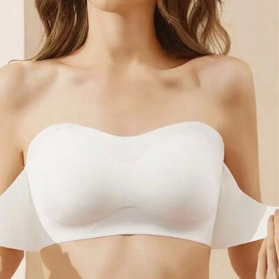 Invisible Strapless Bra For Women Wireless Push Up Non Slip