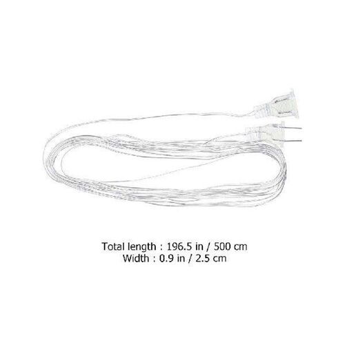 2 Pcs Ice Bar Lamp Cable LED Extension Cord Cords Plug
