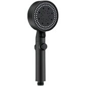 Saving Black Shower Adjustable Water Mode High Head