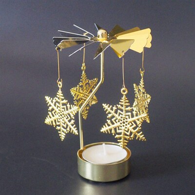 Candlesticks Rotating Romantic Rotation Spinning Carrousel T