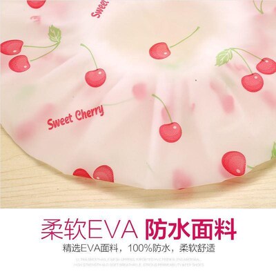 Waterproof Bath Hat Thickened Cap for Women Hair Shower Caps