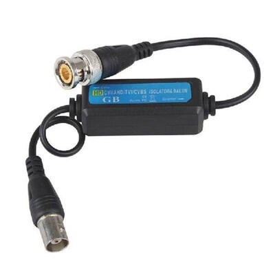 Passive BNC Male to Female Video Ground Loop Isolator No