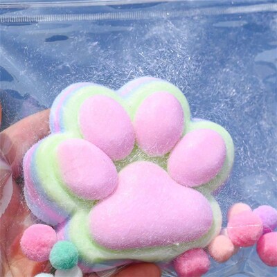 Taba Squishy Large Squeeze Cat Paw Decompression Toys Sticky