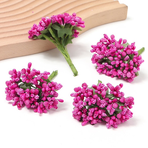 Stamens Artificial Flowers Mini Fake Flowers for Home Decor