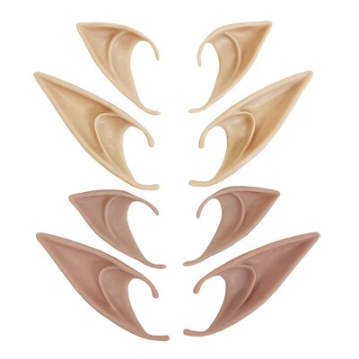 Halloween Elf Ears Latex Simulation Ears Props Fairy Angel C