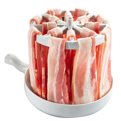 Microwave Bacon Cooker  Bacon Dish Makes Crispy Bacon