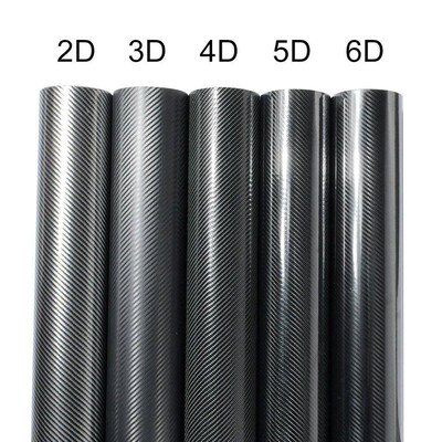 Glossy Carbon Fiber Wrap Vinyl Film 2D 3D 4D 5D 6D Car er Au