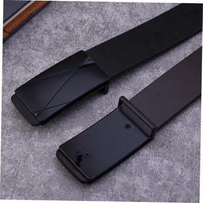 Mens Waist Belt Men Belts Leather Man For Jeans Black Male
