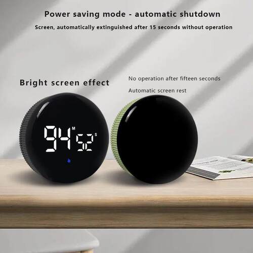 1PC Student Digital Silent Timer Magnetic Kitchen Electronic