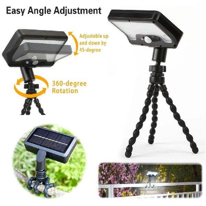 Solar Wall Light Solar Powered Flood Light Auto On/Off - 实物图