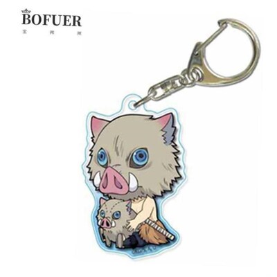 Hot Aanime Demon Slayer Acrylic Keychain Nezuko Cartoon Char