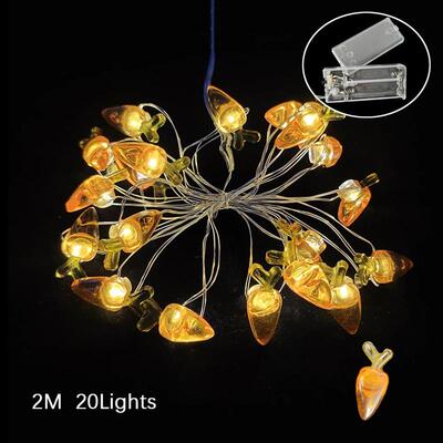 2M 20Leds Easter Fairy Light String Easter Eggs Rabbit